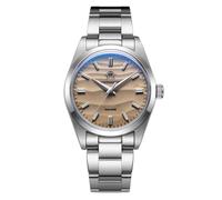 ADDIESDIVE 36 mm Men's Quartz Watches Simple Wrist Watch Analog Watch Desert Texture Bubble Mirror Glass 100m Stainless Steel Bracelet AD2030