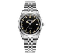 ADDIESDIVE 39mm Stainless Steel Men's Automatic Waterproof Analog Watch with Stainless Steel Bracelet