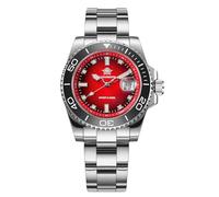 ADDIESDIVE 41mm Men's Diving Watch 200m BGW9 Luminous Ceramic Bezel Men's Quartz Analog Watch with Stainless Steel Bracelet AD2089