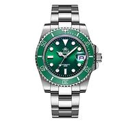 ADDIESDIVE Automatic Watches for Men Analog Diver's Watch 20Bar Water Proof BGW9 Luminous with Stainless Steel Strap H3