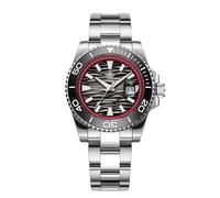 ADDIESDIVE Men's Diving Watch 200m Water Waterproof Quartz Analog Watch BGW9 Super Luminous Ceramic Bezel Stainless Steel Strap Business Casual Wristwatch AD2514