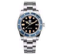 ADDIESDIVE New 12mm Ultrathin Analog Watch 39mm Bidirectional Ceramic Bezel BGW9/C3 Luminous Men's Watch 200m Waterproof K1 Bubble Mirror Glass Men's Quartz Watch 316L Stainless Steel Bracelet AD2501