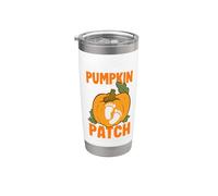 Adding A Pumpkin to Our Patch Pregnancy Halloween Stainless Steel Insulated Tumbler