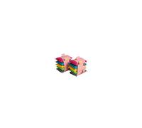 Addis 100 Microfibre Super Cleaning Pad Non Scratch Tough 2X Packs of 5 Multi Mixed Colour 10 Sponges