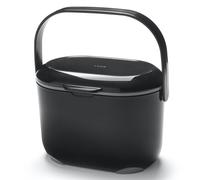 Addis 2.5 Litre Kitchen Compost Caddy, Black/Grey
