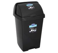 ADDIS 25L ROLL TOP WASTE KITCHEN BIN - BLACK