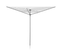 Addis 35M 3 Arm Rotary Washing Line - Multiple Tension Adjustment, Folding Outdoor Dryer - 508036