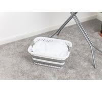 Addis 45L Collapsible Grey Laundry Basket