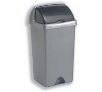 Addis 48 Litre Roll Top Bin, Metallic