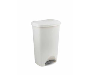 ADDIS 50 LITRE BIN DUSTBIN RUBBISH PAPER KITCHEN WASTE BIN ROLL TOP PEDAL BINS