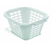 ADDIS 505976 24 Litre Square Laundry Basket, White