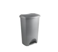 Addis 50ltr Pedal Bin, Grey Metallic, 518120