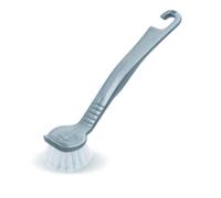 Addis 510290 Round Pot Dish Brush, Metallic, 5 x 4 x 21 cm