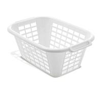 Addis 510610 Rectangular Laundry Basket in White, 1 - Pack
