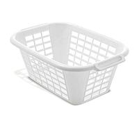 Addis 510610 Rectangular Laundry Basket in White, 1 - Pack