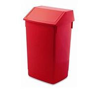 ADDIS 510899 Fliptop Bin Base, 54 L, Red