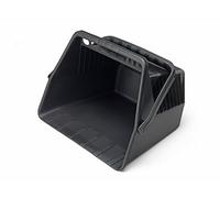 Addis 513825 Garden Leaf Lawn Cuttings Scoop Tool Bucket with handle, Black, 41 x 30 x 33cm