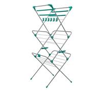 Addis 514445 Deluxe 3 Tier Airer, Metallic Aqua, 14 metres