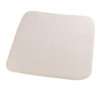 Addis 515058 Microfibre Drying Mat-Cream, Fabric, W:40 x D:45