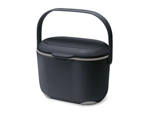 Addis 515630 2.5 Litre Kitchen Compost Caddy, Black/Grey, 2.5L