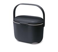 Addis 515630 2.5 Litre Kitchen Compost Caddy, Black/Grey, 2.5L, Black/Grey