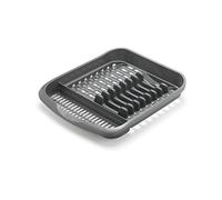 Addis 516229 Plate Dish Draining Rack, Metallic Grey, 1