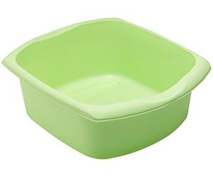 Addis 517265 Large Rectangular Washing Up Bowl, Mint, 38 x 32 x 14 cm