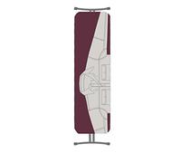 Addis 517462 "Shirtmaster" Replacement Ironing Board Cover, Red, 125 x 41 cm