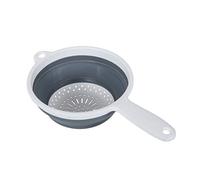 Addis Collapsible Food Colander Pop & Store with Handle White and Grey 34 x 20 x 3 cm