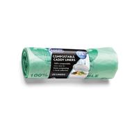 Addis 517536 7 Litre 100 Biodegradable Food Kitchen Caddy Bags Starch