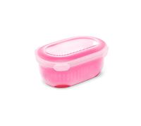 Addis 517626 Clip & Go Berry Salad 3 in 1 Lunch Fresh Food Box in Cherry Red, 14 x 20.5 x 9 cm