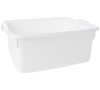Addis 517639 Plastic Butler Large Rectangular Bowl, White, 12.5 Litre, 33 x 42 x 17 cm