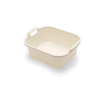 Addis 517937 Large Rectangular 10 litre Washing up bowl with handles, Linen Cream, 39 x 32 x 14 cm
