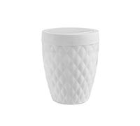Addis Diamond Collection 5L Bathroom Bin - White, White