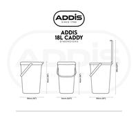 Addis 519286 Kitchen Recycling & General Storage bin 18 litres