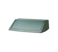 Addis 60 Litre Flip Top Bin Lid Metallic Grey 504895 - 504895