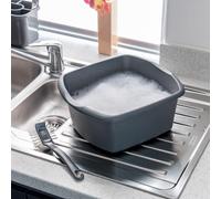 Addis 8 Litre Small Rectangular Bowl Metallic Silver 8L 319251