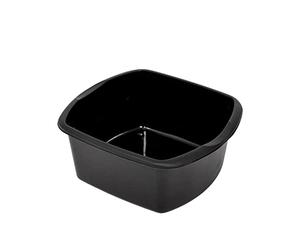 Addis 8 Litre Small Rectangular Plastic Washing Up Bowl, Black