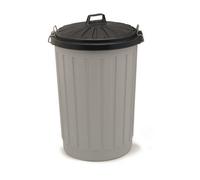 Addis Grey Dustbin Base Round 90 Litre B766Grey