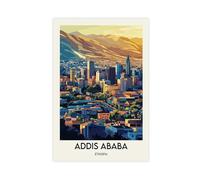 Addis Ababa Canvas Poster Bedroom Decor Landscape Office Room Decor Gift 20x30inch(50x75cm)