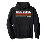 Addis Ababa Ethiopia Retro Apparel Ethiopian Capital Pullover Hoodie