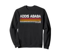 Addis Ababa Ethiopia Retro Apparel Ethiopian Capital Sweatshirt
