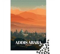 Addis Ababa, Ethiopia Travel, Adult 1000 Piece Jigsaw, 38x26cm/1000pcs