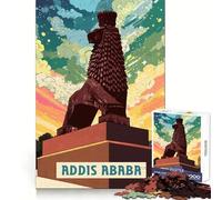 Addis Ababa Jigsaw Puzzles for Adults1000 Piece Creative Think Soothing Downtime Exact Edges Xmas Surprise (50X75CM)