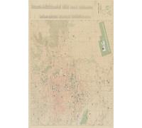 Addis Ababa Map Journal: Vintage Map Notebook