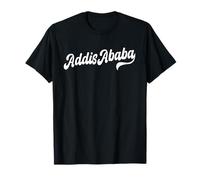 Addis Ababa Typeset Ethiopia Capital T-Shirt