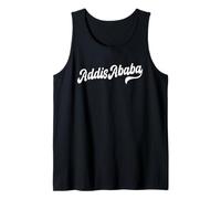 Addis Ababa Typeset Ethiopia Capital Tank Top