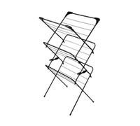 Addis Black 3 Tier Foldable Laundry Airer, 16M