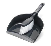 Addis Comfigrip Dustpan And Brush Set - 11 X 23 X 35 Cm, Metallic Graphite