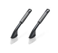 Addis ComfiGrip Grout Tile Cooker Cleaning Brush - Angled Hard Bristles for Precision Scrubbing of Grout Lines, Tiles & Bathroom Edges - Wall & Floors - Kitchen Cooker, Hobs and Grills - 2 Pack